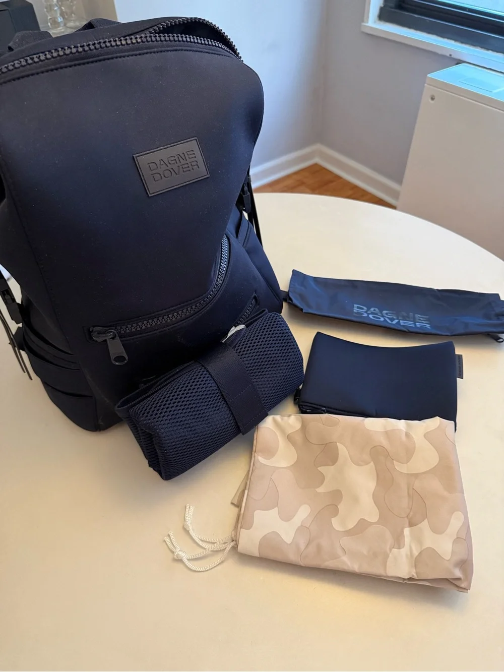 Dagne Dover Black Baby Bag Backpack